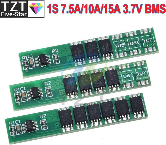 TZT BMS PCM Batterieschutzmodul für 18650 Li-Ion Akkus in Grün - Bild 1