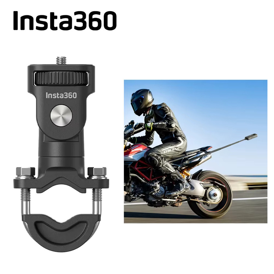 Insta360 Motorrad-U-Bolzenhalterung in Schwarz für Sportkameras der X/Ace-Serie - Bild 3