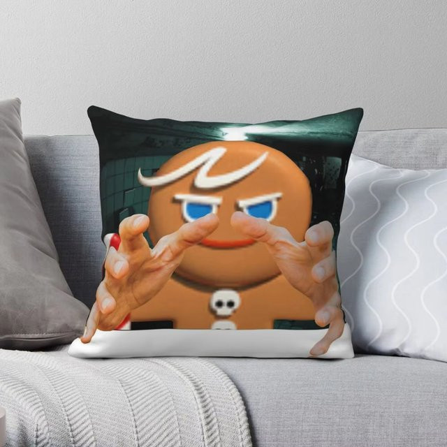 Cookie Run Kingdom Gingerbrave Kissenbezug, quadratisch, Mehrfarbig, 45 x 45 cm - Bild 1