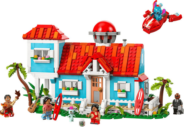 LEGO Disney Lilo und Stitch Das Strandhaus Konstruktionsspielzeug - Bild 5
