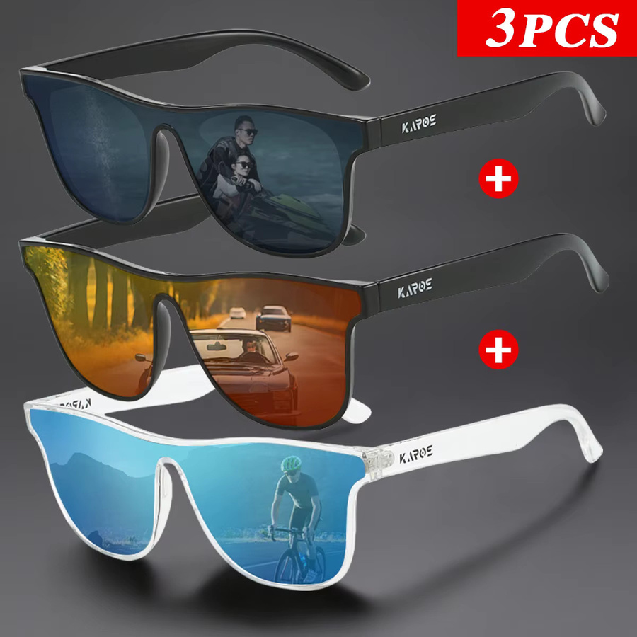 Karos Sonnenbrille, Vollrand, Kunststoff, black, Unisex - Bild 1