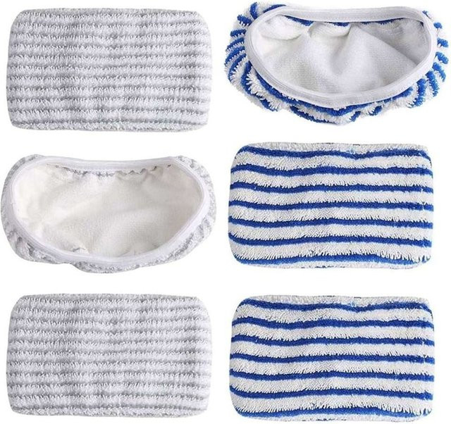 Rowenta Mopp-Pads Mikrofasertücher in Weiß für Clean& Steam ZR850002 ZR005801 ZR005804 RY7/RY8 zur Bodenreinigung - Bild 1