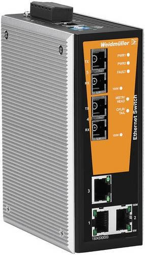 Weidmüller Industrial Ethernet Switch IE-SW-VL05MT-3TX-2SC 10/100MBit/s in Grau - Bild 1