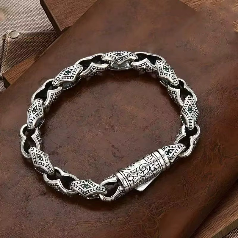 Everoyal Armband, Kristall Schwarz Cube, Unisex, 18-22 cm - Bild 4