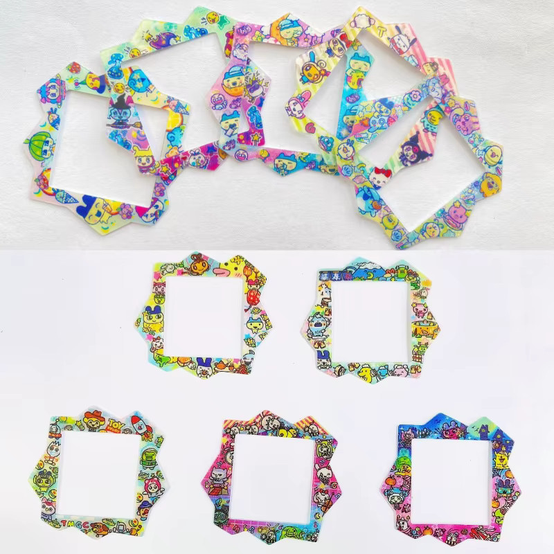 Bandai Tamagotchi Paradise Cartoon-Figuren, DIY handgefertigte Panel-Papier- und Backboard-Papierdekoration - Bild 3