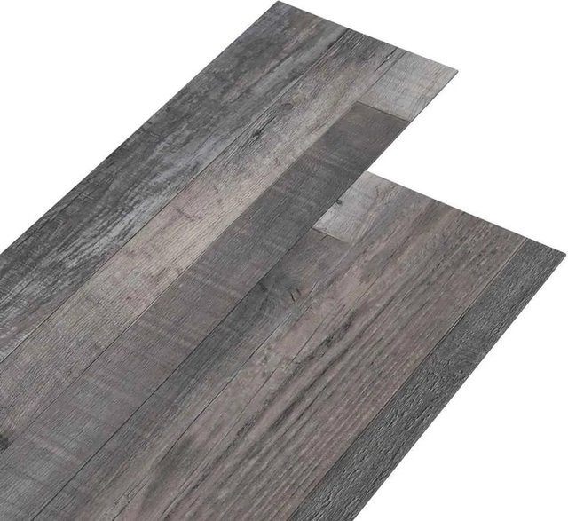 DELUKE Vinylboden PVC-Dielen in Holzoptik, selbstklebend, wasserfest und rutschfest, 5,02 m², Stärke: 2 mm - Bild 1