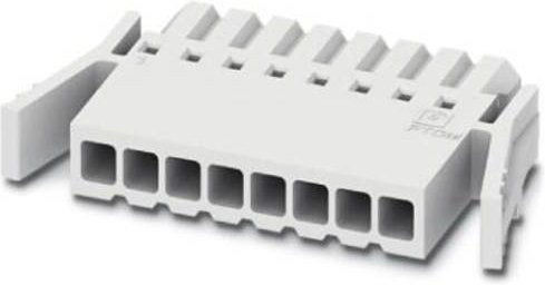 Phoenix Contact Buchsengehäuse-Kabel, 8 Polzahl, Rastermaß: 2.5 mm, Weiß, 100 Stück - Bild 1