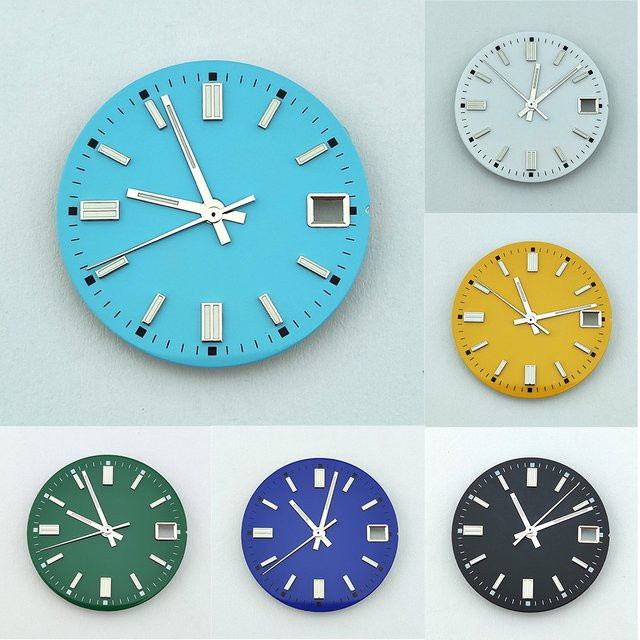 OUMASHI Uhrenzubehör Zifferblatt, Bunt, 28,5 mm, Unisex - Bild 1