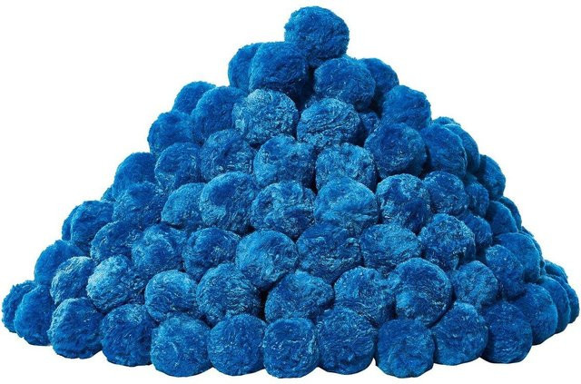 Buying Solutions MB Poolfilterbälle aus Polyesterfaser für Sandfilteranlagen, Blau, 1,4 kg - Bild 1