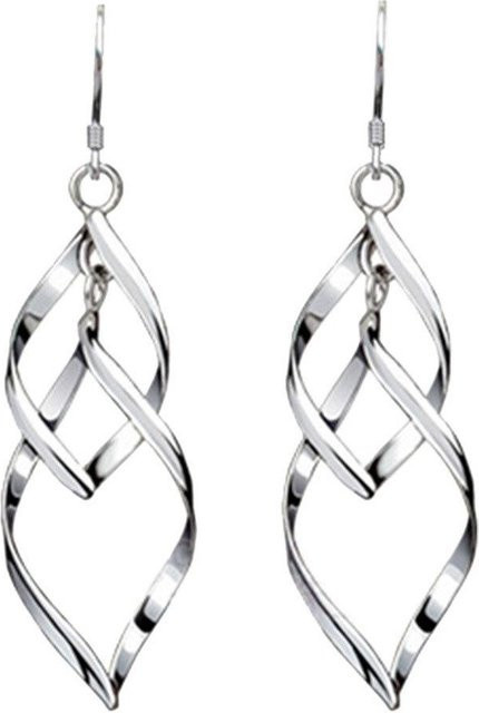 Lucky Star Jewelry Ohrringe, Silber überzogen, Lange Quaste, Damen - Bild 1
