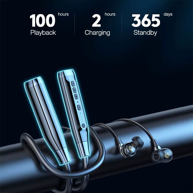 EARDECO Bluetooth-Kopfhörer mit Bass und Mikrofon in Schwarz - Bild 5