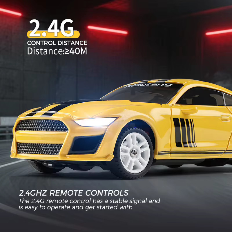 WLtoys K4308 Drift-Rennwagen, 1:43, mit LED-Lichtern, 4WD-Gyroskop, RTR-Fernsteuerungsauto - Bild 2