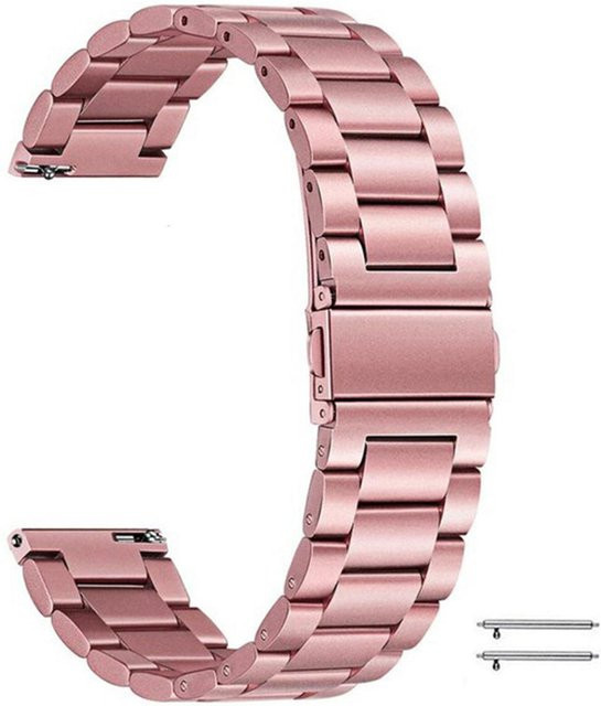 VA VA VOOM Uhrenarmband Edelstahl, Roségold, Unisex, 22mm - Bild 1