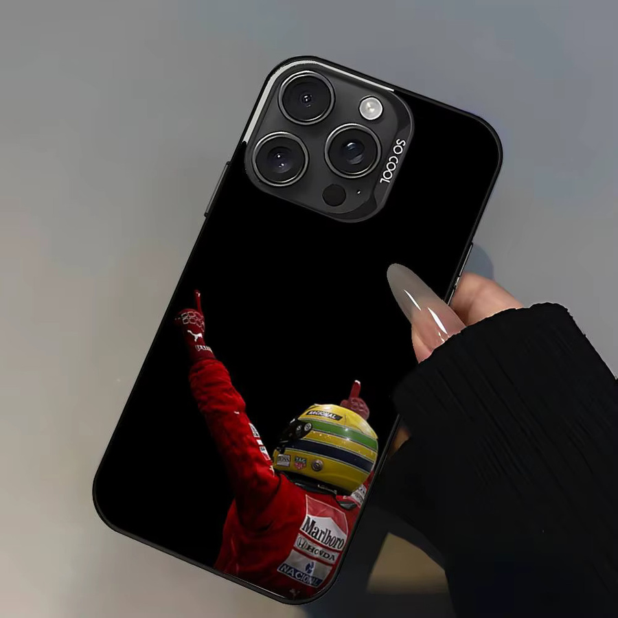 Handyhülle Ayrton Senna für Apple iPhone Modelle in Schwarz - Bild 6