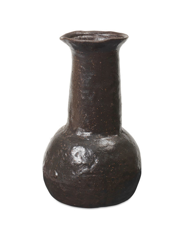 Ferm Living Doro Vase aus Keramik in Braun - Bild 3