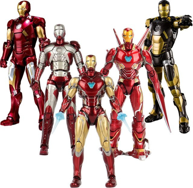ZDTDS Marvel Iron Man MK85 MK50 MK20 MK5 MK7 Actionfigur Modell - Bild 1