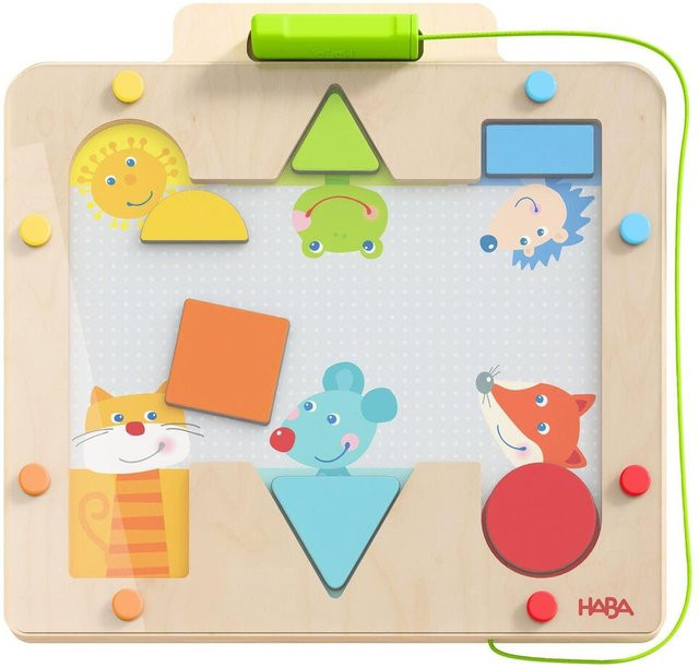 HABA Magnetspiel Vario Formen, Tiere, Holz, Bunt / Mehrfarbig - Bild 1