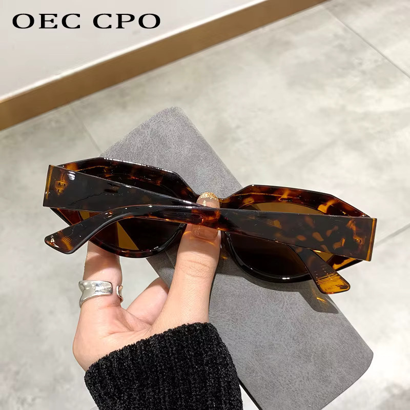 OEC CPO Sonnenbrille Cat Eye, Kunststoff, Braun, Damen - Bild 3