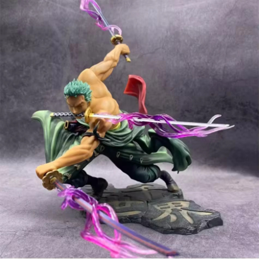Bandai One Piece Roronoa Zoro Actionfigur, 10cm, Einzelfigur - Bild 3