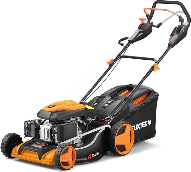 FUXTEC Benzin Rasenmäher FX-RM5196PRO in Orange mit 50 cm Schnittbreite, 60 l Fangkorb und Auto-Choke-System - Bild 1