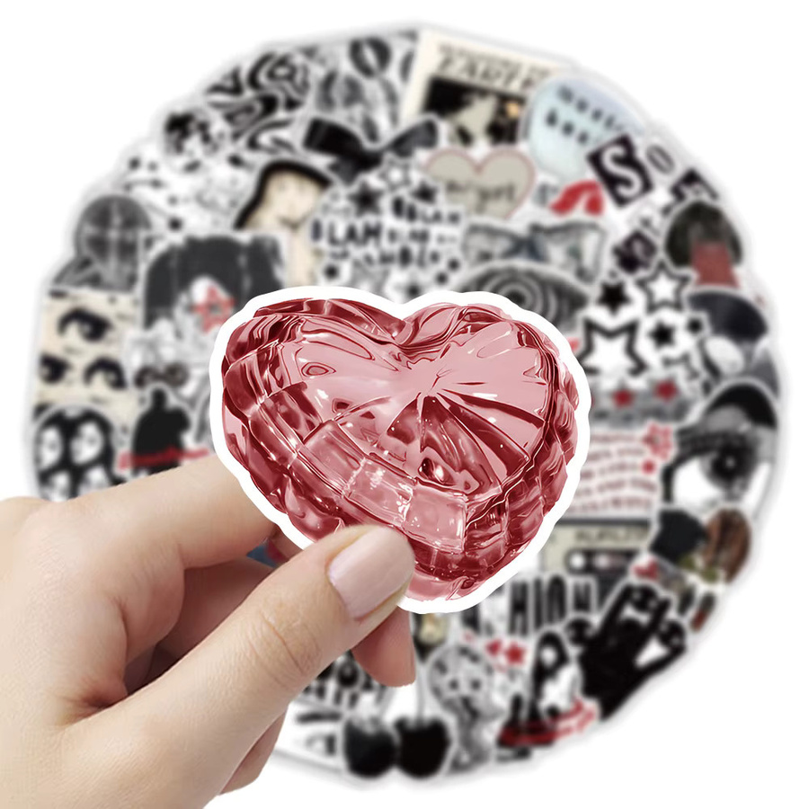 52 Stück Y2K Ästhetische Aufkleber im Vintage-Stil der 2000er Jahre, Multicolor, BulingBulingStickers Store - Bild 4