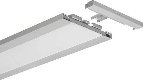 Trilux LuceoS D ZKS 03 Kopfstück in Silbergrau aus Aluminium-Druckguss - Bild 1