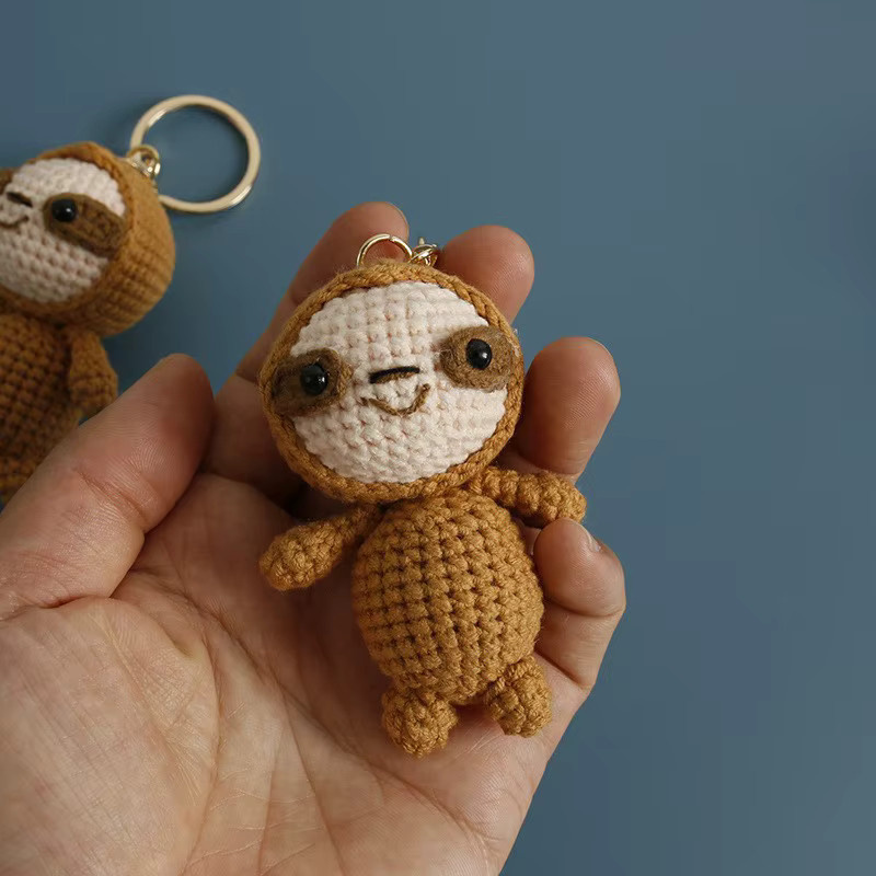 LISM Schlüsselanhänger, Gestricktes Faultier, Unisex - Bild 2