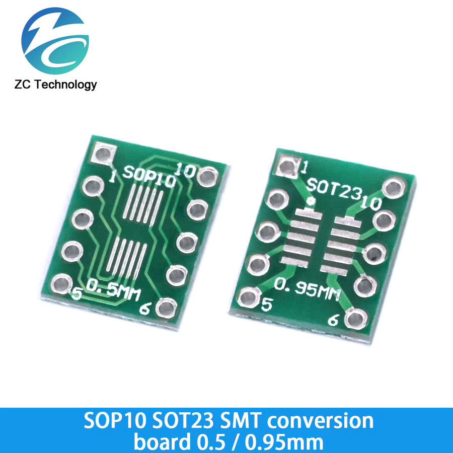 DIP/SMD zu DIP IC Adapter Buchse PCB Converter Platte für SOP8 SOP10 SOP14 SOP16 SOP20 SOP24 SOP28 SOP56 TSSOP SOIC SSOP in Grün - Bild 2