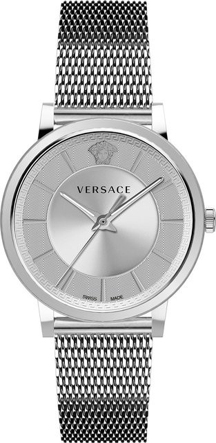 Versace Herrenuhr V-Circle, Quarz, Edelstahl, 44 mm, 5 ATM - Bild 1