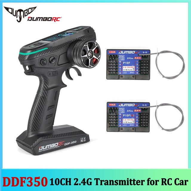 DUMBORC DDF-350 2,4 G 10-Kanal-Funksender, mit P10F/P10FG Gyro-Fernbedienung - Bild 1