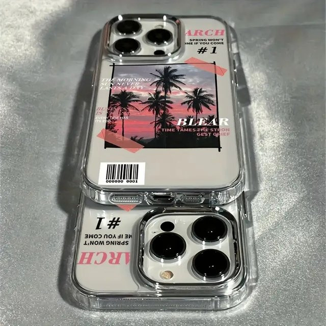 Apple iPhone Hülle Graffiti Fandel Coconut Grove Transparent - Bild 1