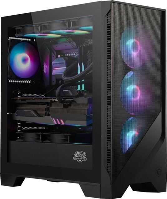 ONE GAMING High End Gaming PC Next Level IV Desktop PC in Schwarz mit AMD Ryzen 7 7800X3D, RX 9070 XT, 32GB RAM und 480 GB NVMe - Bild 1