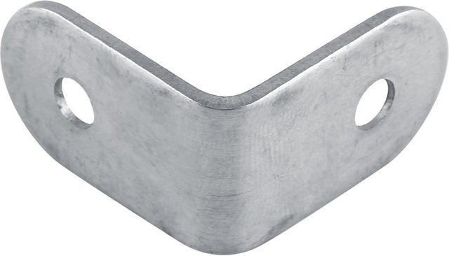Eckwinkel Winkelverbinder aus Edelstahl in Silber für die Holzbearbeitung B/T/H: 2,0 x 2,0 x 1,6 cm - Bild 1
