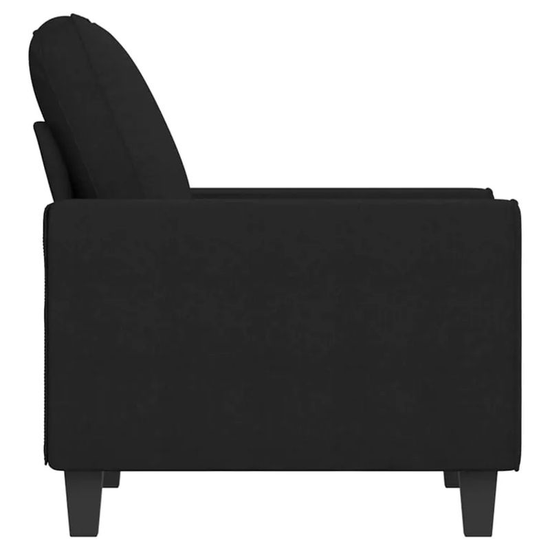 Modern Sessel von Vidaxl in Schwarz mit Stoffbezug - Bild 4