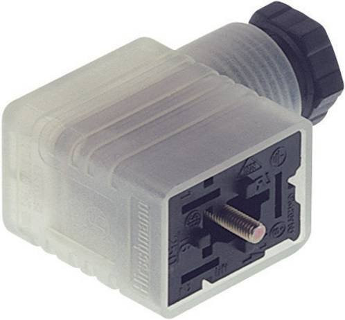 Hirschmann Leitungsdose GML 216 NJ LED 24 HH mit Funktionsanzeige Schwarz Transparent 934 458-002-1 - Bild 1
