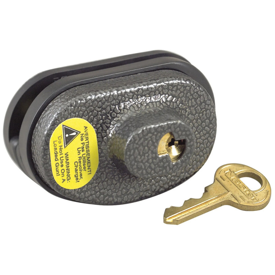 Master Lock Abzugsschloss 90DSPT mit Schlüssel in Grau aus Stahl - Bild 2
