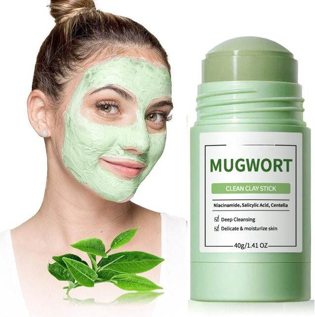 HYQING Beifuß-Akne-Tonmaske mit Niacinamid, Unreine Haut, Unisex - Bild 1