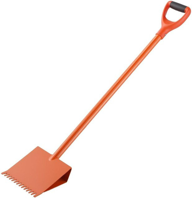 Schindelspaten von Buying Solutions, MB mit D-Griff aus 45# Stahl in Orange - Bild 1