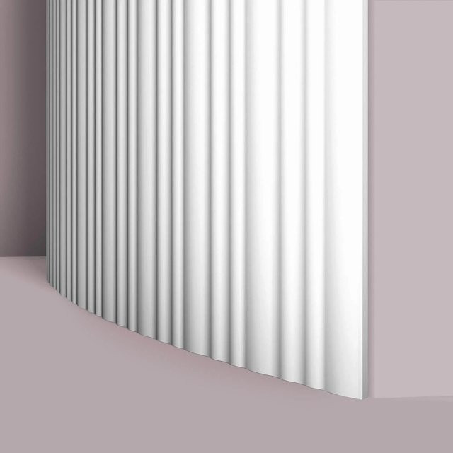 NMC Calando Flex Arstyle 3D Wandpaneel Akustikpaneel Weiß, B: 29,5 cm, H: 200 cm, T: 1,3 cm - Bild 1