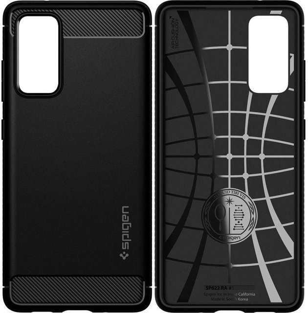 Spigen Rugged Armor Schutzhülle für Samsung Galaxy S20 FE in Schwarz - Bild 1