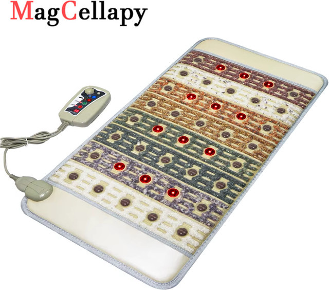 Photon Energy Crystal Pad Pulse Wheel Infrarot Deep Heat Massage Matratze mit PEMF, Negativen Ionen und Magnetfeld zur Schmerzlinderung - Bild 1