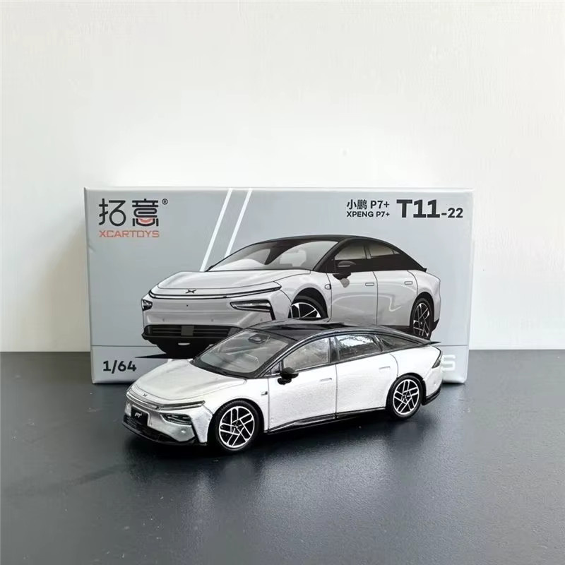 MAKEDA XPENG P7+ Fließheck-Coupé, Elektro-Sportwagen Modell, 1:64, Metall, ab 18 Jahren - Bild 1
