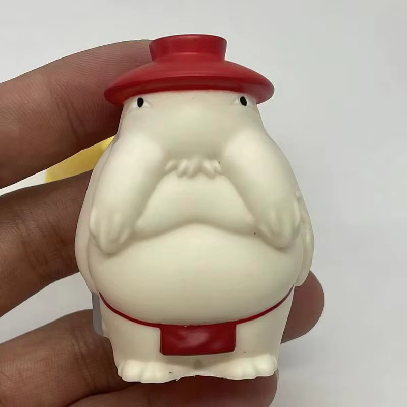 Banpresto Japanische Anime Weißer Drache Kohle Ball Elf Gesichtslose Männliche Finger Puppe, Set, Weiß - Bild 3