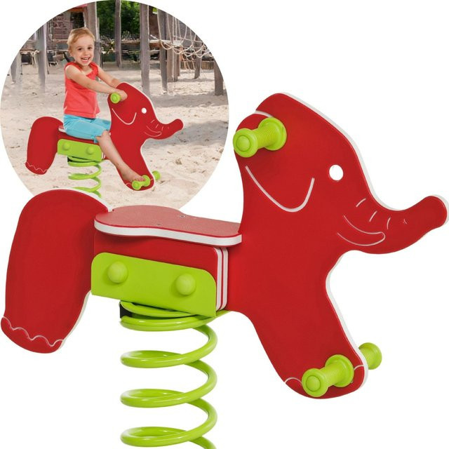 Spielturmking Federwippe Federtier Elefant, Schaukelwippe - Bild 1