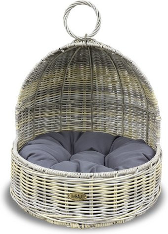 HABAU Katzenhöhle als Katzenbett in Graubeige mit B/T/H: 41 x 40 x 38 cm - Bild 1
