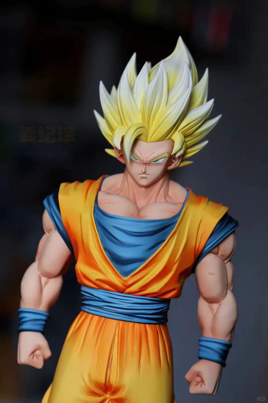 Bandai Dragon Ball Z Super Saiyajin 1 2 Anime Figur Kakarott Actionfigur, mehrfarbig, Höhe: 32 cm - Bild 5