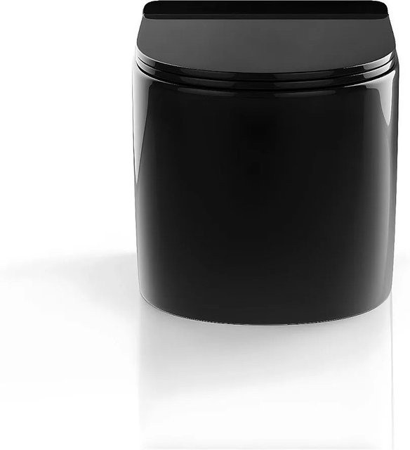 Hänge-WC Javoine in Schwarz, Breite: 36 cm - Bild 1