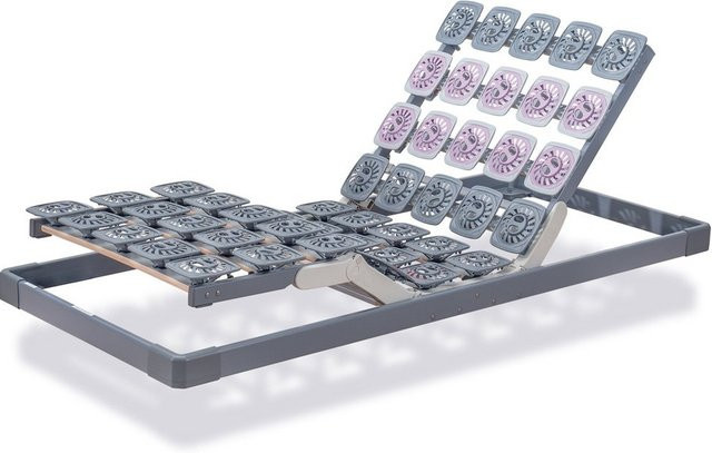 Tempur Premium Flex 3000 Systemrahmen in Grau mit 2-motorigem Verstellmechanismus für Kopf, Fuß und Lendenwirbel sowie kabelloser Fernbedienung, Breite: 200 cm, Tiefe: 200 cm - Bild 1