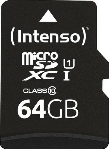 Intenso microSDXC Performance Speicherkarte 64 GB UHS-I Schwarz - Bild 1