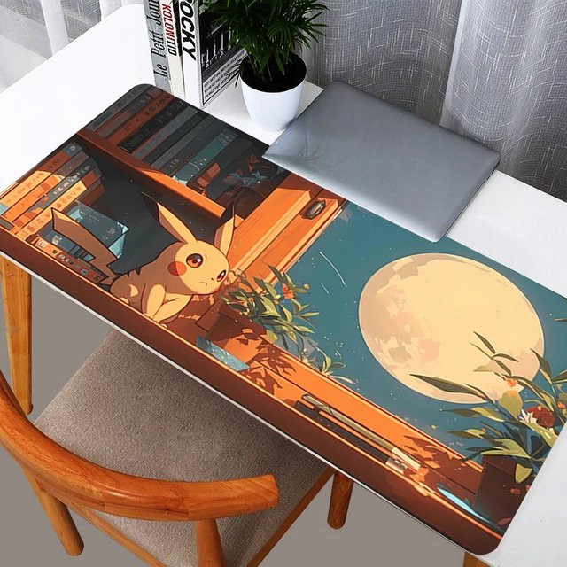Potdemiel Pokemon Pikachu Mauspad XL in Multicolour für Gaming und Computer - Bild 1